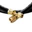 HV1S 1/4" x 3/8" Vacuum Hose, 5' Length (Black)