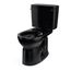 CST775CEF#51 Drake 2-Piece Round 1.28 GPF Universal Height Tornado Flush Toilet w/ CEFIONTECT (Ebony)