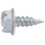 3/8" (Length) 1/4" (Head Size) Slotted Hex Zip-in Sheet Metal Screws (1,000 Pack)