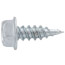 1/2" (Length) 1/4" (Head Size) Slotted Hex Washer Head Zip-In Sheet Metal Screws (1,000 Pack)