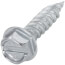 3/4" (Length) 1/4" (Head Size) Slotted Hex Washer Head Zip-In Sheet Metal Screws (1,000 Pack)