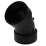 1-1/4" H x H ABS 45° Elbow (5806)