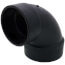 4" x 3" Hub ABS DWV 90° Closet Elbow with Cap (5807CL)