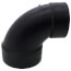 4" x 3" Hub ABS DWV 90° Closet Elbow with Cap (5807CL)
