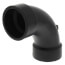 1-1/4" Hub ABS DWV 90° Long Turn Elbow (5807LT)