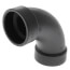 1-1/2" Hub ABS DWV 90° Long Turn Elbow (5807LT)