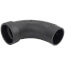 1-1/2" Spigot x Hub ABS DWV 90° Long Turn Street Elbow (58072LT)