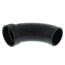 2" Spigot x Hub ABS DWV 90° Long Turn Street Elbow (58072LT)