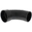 3" Spigot x Hub ABS DWV 90° Long Turn Street Elbow (58072LT)