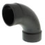 3" Spigot x Hub ABS DWV 90° Long Turn Street Elbow (58072LT)