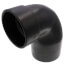 4" x 3" Spigot x Hub ABS DWV 90° Street Closet Elbow, w/ Cap (58072CL)