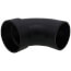4" Spigot x Hub ABS DWV 90° Street Elbow (58072)