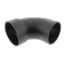 6" Spigot x Hub ABS DWV 90° Street Elbow (58072)
