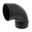 6" Spigot x Hub ABS DWV 90° Street Elbow (58072)