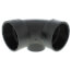 3" x 3" x 2" Hub ABS DWV 90° Elbow with Side Inlet (58079R)