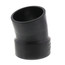3" Spigot x Hub ABS 22-1/2° Street Elbow (58082)