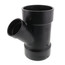 4" x 4" x 2" hub ABS DWV 45° Reducing Wye (5810R)