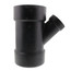 4" x 4" x 2" hub ABS DWV 45° Reducing Wye (5810R)