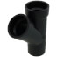 1-1/2" Spigot x Hub x Hub ABS DWV 45° Street Wye (58102)