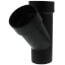 3" Spigot x Hub x Hub ABS DWV 45° Street Wye (58102)
