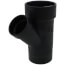 3" x 3" x 2" Spigot x Hub x Hub ABS DWV 45° Street Wye (58102R)