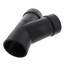 4" Spigot x Hub x Hub ABS DWV 45° Street Wye (58102)