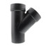 4" Spigot x Hub x Hub ABS DWV 45° Street Wye (58102)