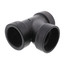 1-1/2" x 1-1/4" x 1-1/2" Hub ABS DWV Sanitary Tee (5811R)