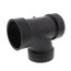 1-1/2" x 1-1/4" x 1-1/2" Hub ABS DWV Sanitary Tee (5811R)