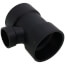 3" x 3" x 1-1/2" Hub ABS DWV Sanitary Tee (5811R)