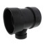 4" x 4" x 1-1/2" Hub ABS DWV Sanitary Tee (5811R)