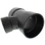 6" x 6" x 4" Hub ABS DWV Sanitary Tee (5811R)