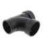 1-1/2" Spigot x Hub x Hub ABS DWV Street Tee (58112)