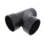 3" Spigot x Hub x Hub ABS DWV Street Tee (58112)