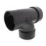 3" Spigot x Hub x Hub ABS DWV Street Tee (58112)