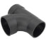 4" Spigot x Hub x Hub ABS DWV Street Tee (58112)