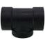 3" Hub x Hub x FIPT ABS DWV Test Tee (581114V)