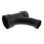 3" x 3" x 2" Hub ABS DWV Long Radius Combination Tee-Wye (5812LR)