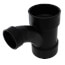 3" x 3" x 1-1/2" Hub ABS DWV Long Radius Combination Tee-Wye (5812LR)