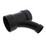 4" x 4" x 2" Hub ABS DWV Long Radius Combination Tee-Wye (5812LR)