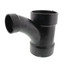 4" x 4" x 2" Hub ABS DWV Long Radius Combination Tee-Wye (5812LR)