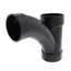 4" x 4" x 3" Hub ABS DWV Long Radius Combination Tee-Wye (5812LR)