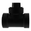 2" Hub Cleanout w/ Plug ABS DWV Test Tee (5814)