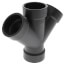 1-1/2" Hub ABS DWV 45° Double Wye (5834)