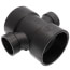 3" x 3" x 1-1/2" x 1-1/2" H x H x H ABS Double Sanitary Tee (5835R)