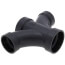 2" x 2" x 1-1/2" x 1-1/2" H x H x H ABS Double Fixture Tee (5835BR)