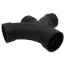3" H x H x H ABS Double Fixture Tee (5835B)