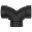 1-1/2" Hub ABS DWV Double Elbows (5837)