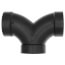 2" Hub ABS DWV Double Elbows (5837)