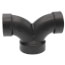2" x 1-1/2" x 1- 1/2" Hub ABS DWV Double Elbow (5837R)